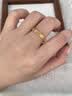 中国黄金（CHINA GOLD）碎碎冰18K金戒指女素圈求婚戒子七夕情人节礼物送女友老婆生日 18k金碎碎冰戒指-12#【今/次日达】 实拍图