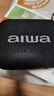 aiwa爱华AH-17小金砖【支持插U盘TF卡】蓝牙音箱手提便携无线环绕立体音家用桌面户外音响播放器防水黑 实拍图