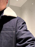 Navigare意大利小帆船毛绒翻领羽绒服2025秋冬季新款棉质亲肤牛仔外套男 海军蓝 M 晒单实拍图