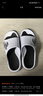 回力运动拖鞋男浴室内户外不易滑厚底凉拖鞋HL39391白黑色43-44码 实拍图