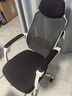黑白调P4 Pro人体工学电脑椅子办公椅可躺午休椅电竞椅久坐舒适老板椅 霜白(2D腰托+155°带脚托可躺） 实拍图