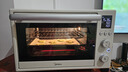 美的（Midea）35L家用多功能烘焙电烤箱 双层玻璃门/精准控温/热风烘烤/搪瓷内胆 PT3530W-D 实拍图