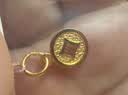 六福珠宝 LUKFOOK JEWELLERY足金铜钱黄金吊坠金饰挂坠不含项链 计价 L01GTBP0010 0.73克(含工费70元) 实拍图