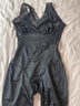 开裆收腹塑身连体衣女束腰提臀束身美形体雕塑型超薄瘦脂紧身衣女 升级开裆款 黑色 一件 L 101-115斤  建议按体重拍 实拍图