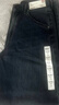 优衣库常规款女装男装宽松廓形牛仔裤/弯刀镰刀裤子479000 482280 479000/69藏青色 23 /150/58A 实拍图