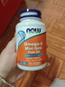 诺奥（NOW）迷你深海鱼油软胶囊小颗粒胶囊epa dha 60%omega3 中老年180粒/瓶 实拍图