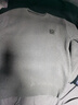罗蒙一体绒高级感圆领毛衣男士装秋冬季款加绒加厚保暖打底针织衫衣服 浅灰色 L 实拍图