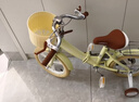 永久（FOREVER）永久儿童自行车永久自行车儿童 自行车3-6岁折叠自行车儿童单车 高配黄|一体轮+折叠+辅助轮+礼包 14寸|身高95-120cm 实拍图
