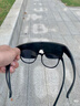 米家小米方框偏光太阳镜高清男女眼镜开车驾驶防紫外线墨镜 曜石黑 实拍图