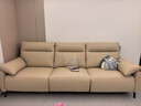 左右零靠墙电动功能头层牛皮沙发6013象牙白 2.7m三双 实拍图
