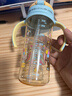 贝亲（Pigeon）自然成长翻盖直饮吸管 大童奶瓶330ml 马戏团 18月+ AA279 实拍图