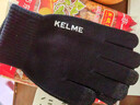 卡尔美（KELME）骑行手套男毛线手套冬季保暖手套防寒触屏手套跑步运动训练 黑色  实拍图