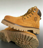 骆驼（CAMEL）【王俊凯同款】马丁靴男新款百搭男士大黄靴户外徒步工装登山靴子 G122W7757TR 金黄色 (绒里) 42 实拍图