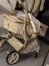 可美嘉婴儿推车可坐可躺轻便折叠新生儿双向婴儿车高景观宝宝手推车 香槟金Pro Max+(全罩+轻便护脊) 实拍图