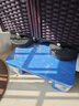 实承平板塑料托盘4030防潮板仓库垫板叉车板栈板卡板货架冷库地堆托板40*30*12蓝色 实拍图