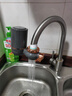 美的（Midea）净水器水龙头过滤器家用自来水滤水器直饮前置过滤器厨房卫生间通用除水垢除余氯双出水可清洗滤芯 一机三芯【两年免换滤芯】 实拍图