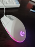 罗技（G）G102 有线游戏鼠标 白色 RGB灯效 吃鸡鼠标 绝地求生 轻量化设计 G102第二代 实拍图