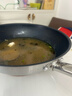 三禾0涂层炒锅无涂层不粘锅电磁炉通用304不锈钢钛炒菜锅30cmLC30S11 实拍图