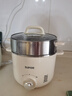 苏泊尔（SUPOR）不锈钢电煮锅 电蒸锅 多功能家用宿舍泡面小火锅 2.5L带蒸屉小炖锅 蒸煮一体电热锅H25YK681A 实拍图