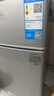 奥克斯小冰箱家用小型迷你冷藏冷冻两用出租房宿舍用节能省电寝室办公室电冰箱 【热卖款 升级净化去味】22A126DW银 实拍图