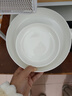 瓷秀源纯白陶瓷窝盘深口盘子菜盘家用骨瓷餐具创意网红碟子蒸鸡蛋羹深盘 8英寸加深窝盘-直径 20.2cm 实拍图