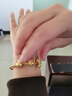 周生生新年礼物黄金转运珠 福袋足金串珠子 情侣手串不含绳链89197C定价 实拍图