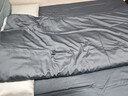 MIDO HOUSE铭都100支四件套纯棉床上用品100%全棉床笠被套A类高端轻奢高级感被罩200x230cm云水蓝 实拍图