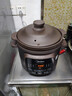 美的（Midea）电炖锅电煮锅电砂锅 炖汤盅电炖盅煲汤炖汤煮粥紫陶锅 4L可定时60min热水快炖一体多功能锅DGE4052 实拍图