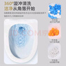 松鲸 卫浴家用马桶坐便器大冲力超漩虹吸式静音连体座便器小户型马桶 直冲型【大冲力】300坑距 实拍图