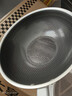炊大皇炒锅有钛0氟不粘锅316L不锈钢不粘平底炒锅32cm 实拍图
