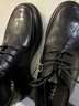 百丽通勤商务皮鞋2025男牛皮褶皱增高休闲鞋A1373AM4 黑色2  38 实拍图