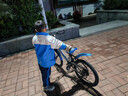 津驰远儿童自行车6-10-15岁碟刹中大童山地男女孩学生单车一体轮脚踏车 车灯款|蓝色+变速+双碟刹+辐条轮 20寸【身高130-150cm】约8-12岁 实拍图