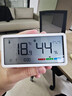 京东京造大屏温湿度计 时钟室内家用婴儿壁挂桌面电子湿度计高精度传感器 实拍图