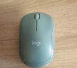 罗技（Logitech）M221 轻音鼠标 无线鼠标 办公鼠标 对称鼠标 带无线微型接收器 薄荷绿 实拍图