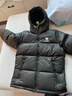 骆驼[黑钻3.0]羽绒服男90%绒秋冬保暖时尚显瘦高蓬羽绒服女 A13CAPN110A5，幻影黑 ，中性（金箔内） S 实拍图