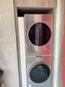 松下（Panasonic）纤界10+10kg洗烘套装智能投放变频洗衣机正反转防缠绕热泵烘干衣机线屑过滤除毛包豪斯设计 L186+LHM02Y2 拉丝银 实拍图