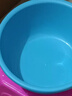 京东物流 加厚塑料洗脸盆家用洗衣服盆小面盆学生洗脚盆洗菜泡脚 随机混色-活动 大号1个（29cm） 实拍图