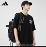 阿迪达斯（adidas）男U VBE TEE 3运动休闲训练透气短袖T恤 IA6746 黑色 M 实拍图