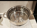 荣事达（Royalstar）鸳鸯锅火锅专用锅汤锅304不锈钢锅燃气灶电磁炉通用30cm 实拍图