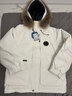 Teenie Weenie小熊男装简约休闲羽绒服秋冬大毛领情侣款羽绒服 白色 L (175) 实拍图