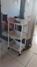 京东物流 书架推车式置物架移动落地储物架简易多层收纳架 3层 【带轮】容量升级 【稳固不晃】 实拍图