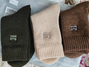 猫人3双装35%羊毛袜子男士袜子男冬季加厚保暖袜男毛圈袜睡眠袜男 实拍图