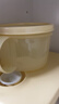 特百惠（Tupperware）思丽康饭盒3件套学生上班族便携午餐分格微波1L+汤碗 奶黄色 实拍图
