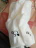 【冬季必备】水貂绒袜子加厚保暖可爱女生白色卡通表情毛茸茸袜子 出厂价-混款【3双装】 35-42码 实拍图