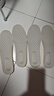 IQGD2双装鞋垫男乳胶软弹女减震军训必备用品5016 2双装-灰黄 39-40  实拍图