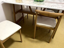 莱美汇餐桌小户型家用现代简约餐桌椅休闲快餐厅桌椅组合饭桌长方形桌子 原木色120*60 一桌四椅 实拍图