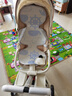 SMARTSTROLLER遛娃神器婴儿推车可坐可躺轻便折叠双向高景观0-6岁用宝宝溜娃车 香槟白(铝合金车架+3D舒适透气) 实拍图