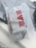 雅鹿【100%新疆棉】袜子男中筒袜抗菌秋冬季纯色防臭棉袜 【混色 5双】雅鹿专柜正品 5双 实拍图