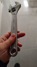 得力（deli）活动扳手专业级家用卫浴两用多功能活口字板大开口光柄活扳手10寸 实拍图