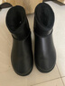 回力官方雪地靴男靴棉鞋男鞋冬季保暖高帮加绒加厚面包鞋子男 黑色 44 实拍图